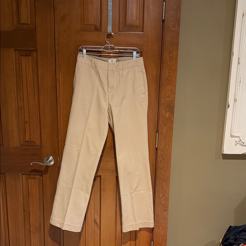 GAP Women’s Khaki Straight-Leg Pants - Classic Casual (Long 32.5” Inseam)